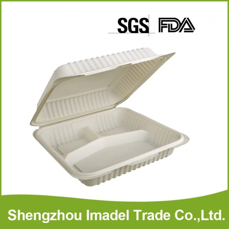 Bagasse Clamshell Kontajnery